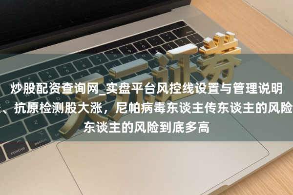 炒股配资查询网_实盘平台风控线设置与管理说明 A股核酸、抗原检测股大涨，尼帕病毒东谈主传东谈主的风险到底多高